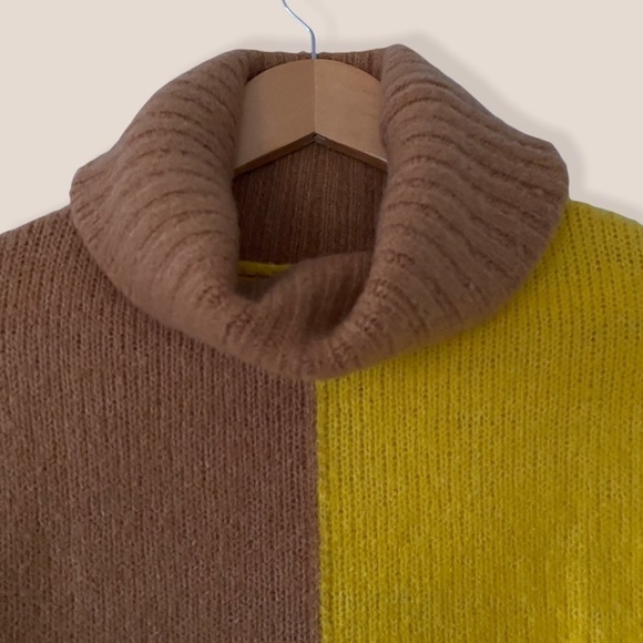 Brave Soul Colour Block Cowl Sweater XS - Picture 3 of 7